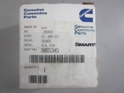 *NEW OEM* 0820 Cummins Temperature Sensor 3865345