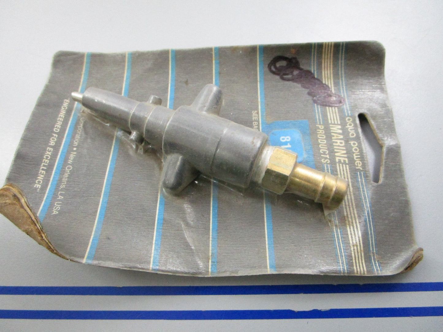 NEW 816 Replaces: 30185A3 Aqua Power Fuel Line Connector 0810