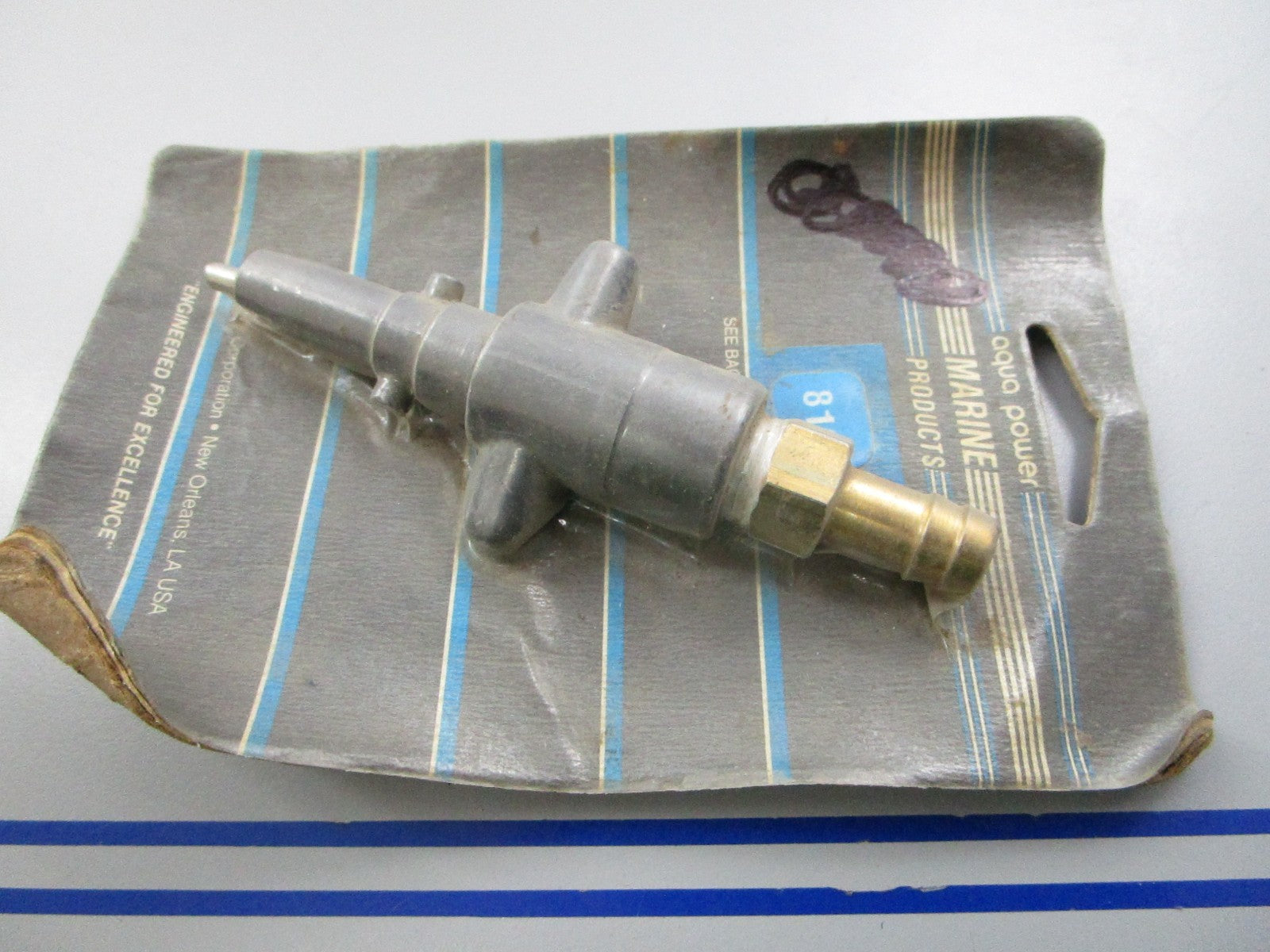 NEW 816 Replaces: 30185A3 Aqua Power Fuel Line Connector 0810
