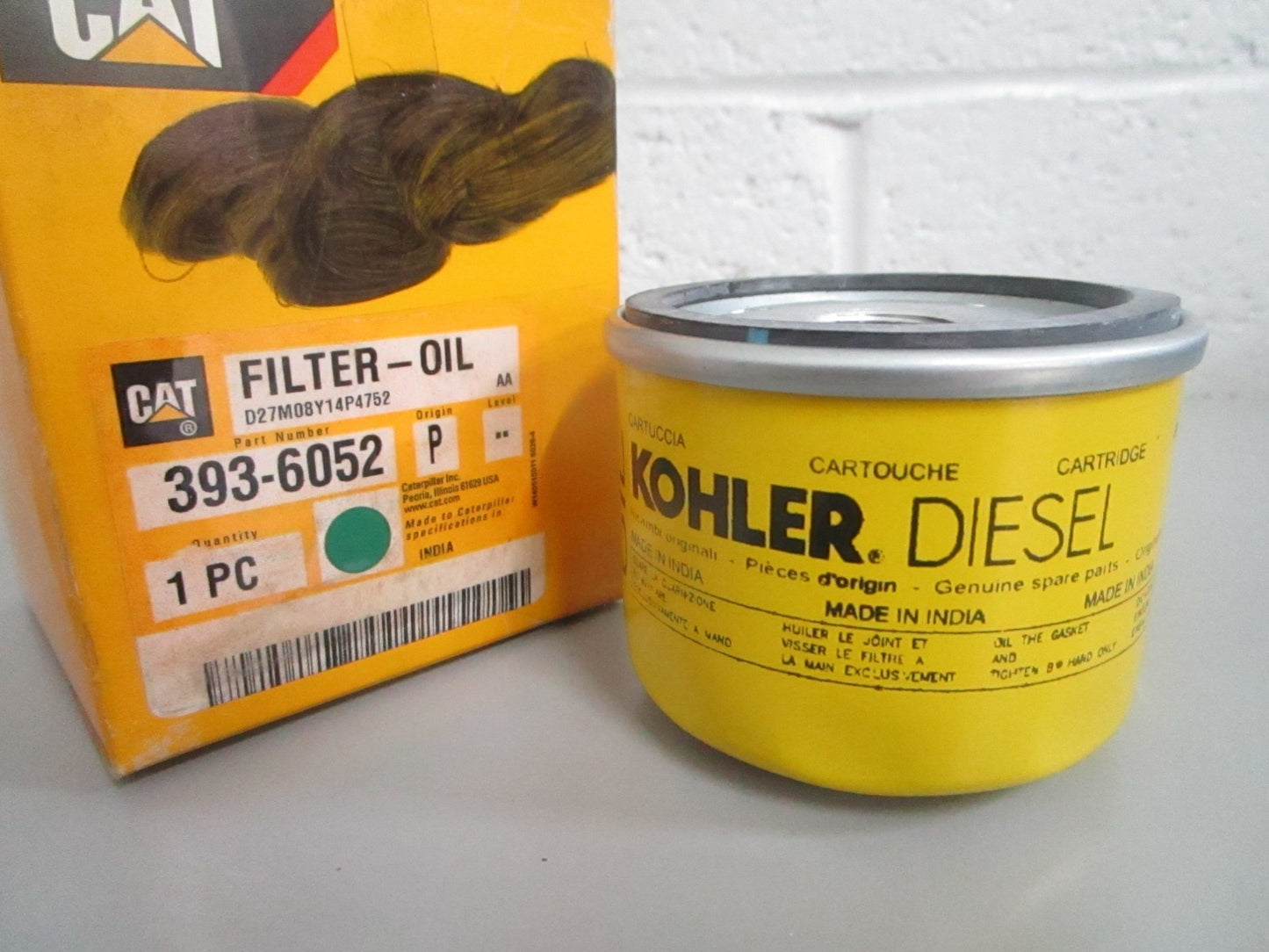 Caterpillar 393-6052 Filter Oil Engine Heavy Equipment NEW OEM 0820