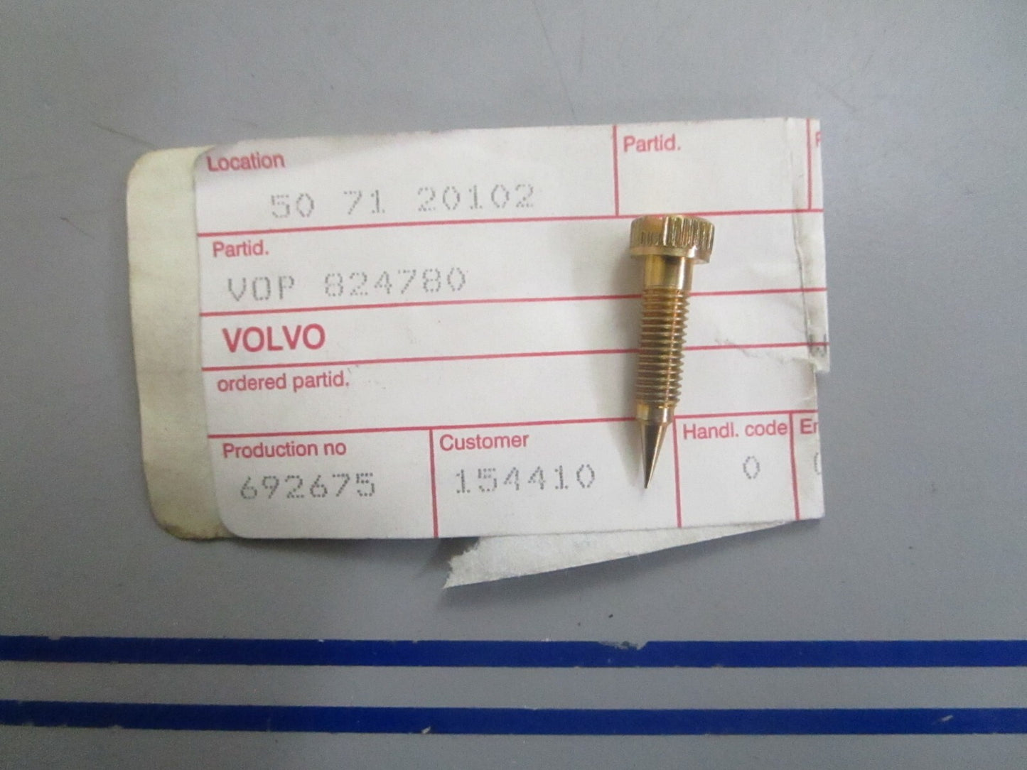 *NEW OEM* 0820 Volvo Penta Sealing Gear 3863085