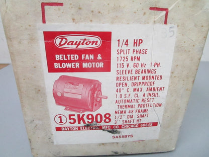 *NEW OEM* 0720 Dayton 1/4hp Blower Motor 5K908