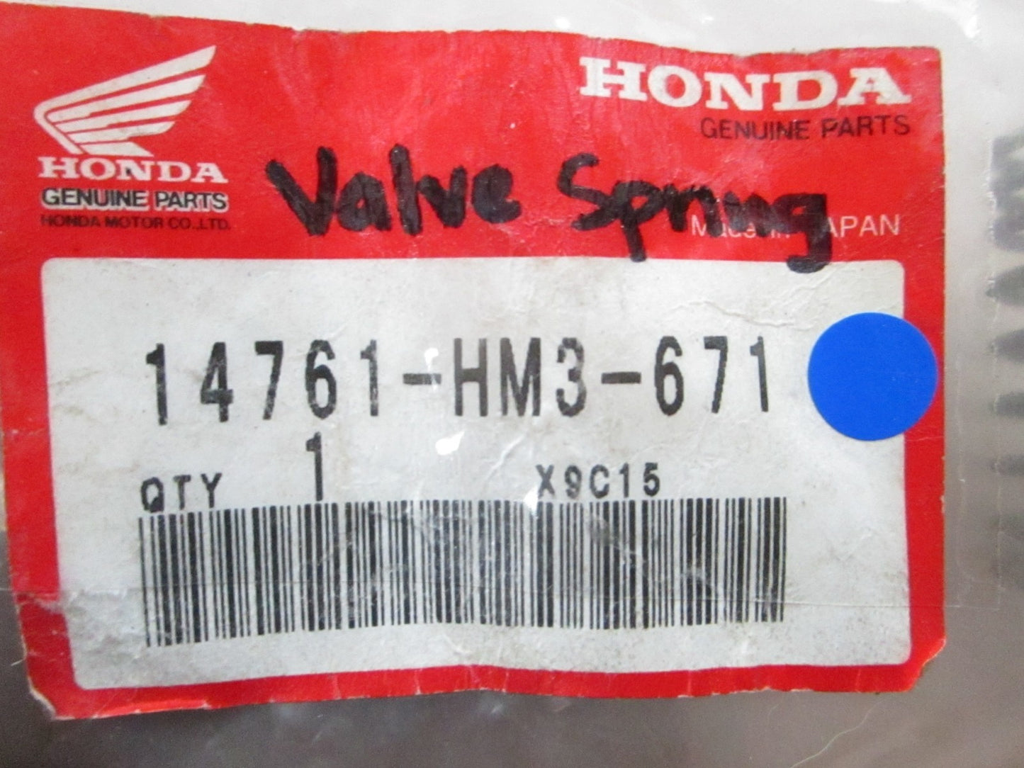 *NEW OEM* 0810 Honda Valve Spring 14761-HM3-671