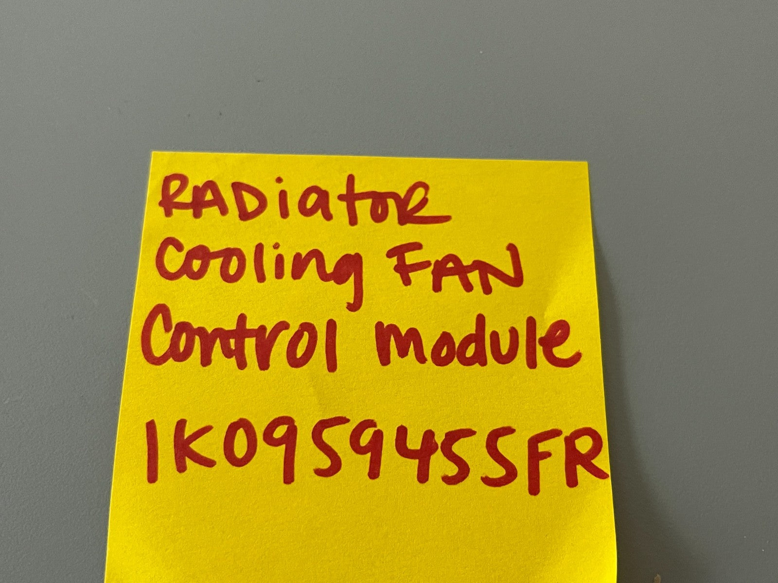 *NEW* 0720 Radiator Cooling Fan Control Module 1K0959455FR