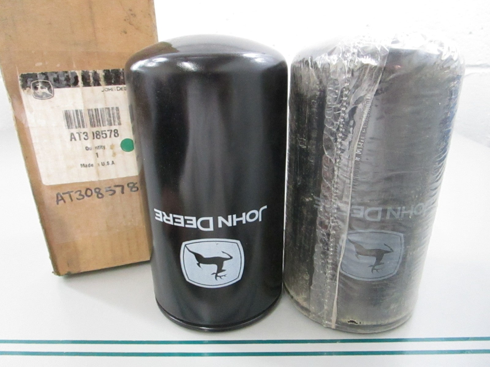 NEW OEM (LOT OF 2) AT308578 John Deere Fuel Filter 0810