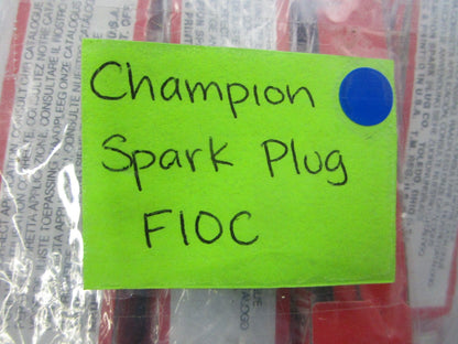 NEW (LOT OF 8) F10C Champion Spark Plug 0810