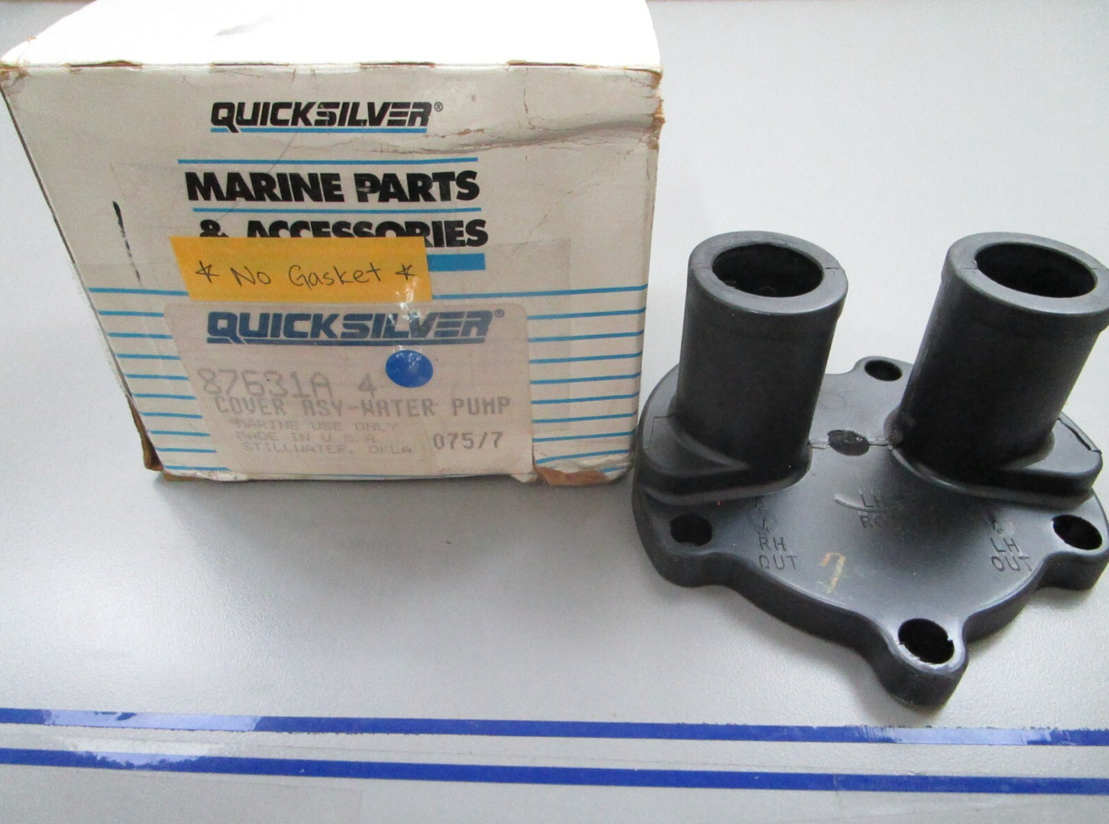 *NEW OEM* 0810 Mercury Quicksilver *No Gasket* W/P Cover Assembly 87631A 4