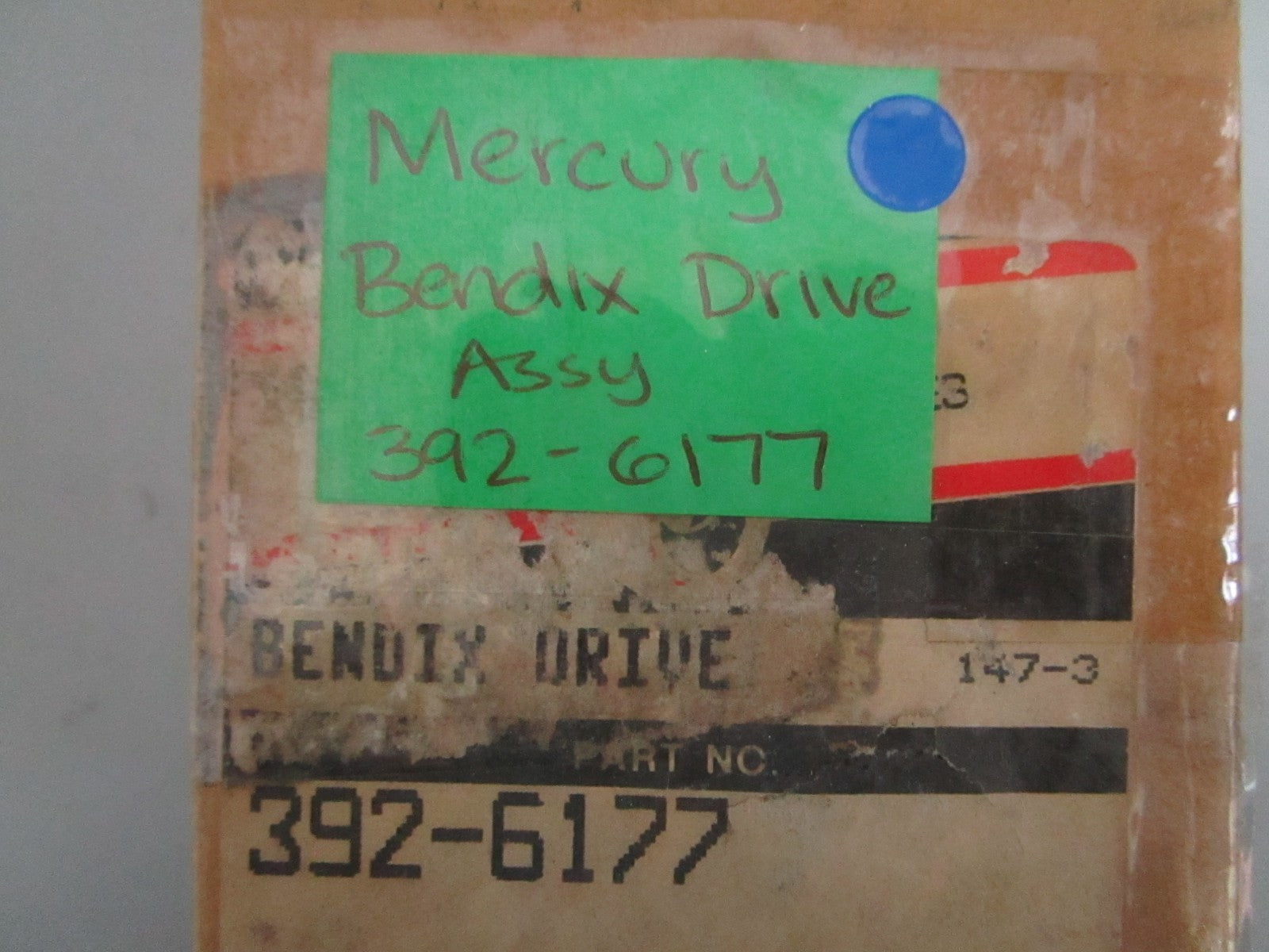 NEW OEM 392-6177 Mercury Quicksilver Bendix Drive Assy 0820