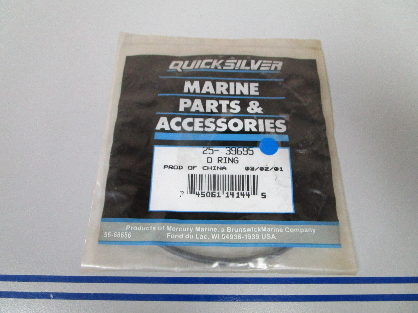 NEW OEM 25-39695 Mercury Quicksilver O-Ring 0810