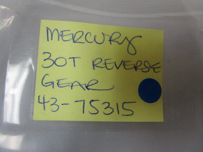 NEW OEM Mercury Quicksilver 43-75315 30T Reverse Gear 0720
