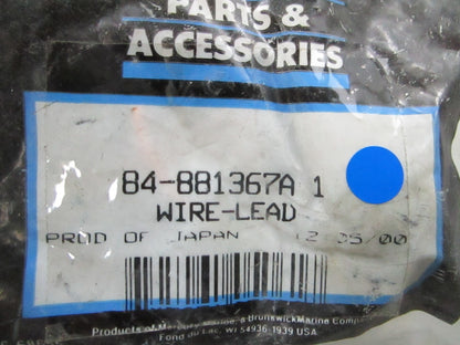 *NEW OEM* 0810 Mercury Quicksilver Lead Wire 84-881367A 1