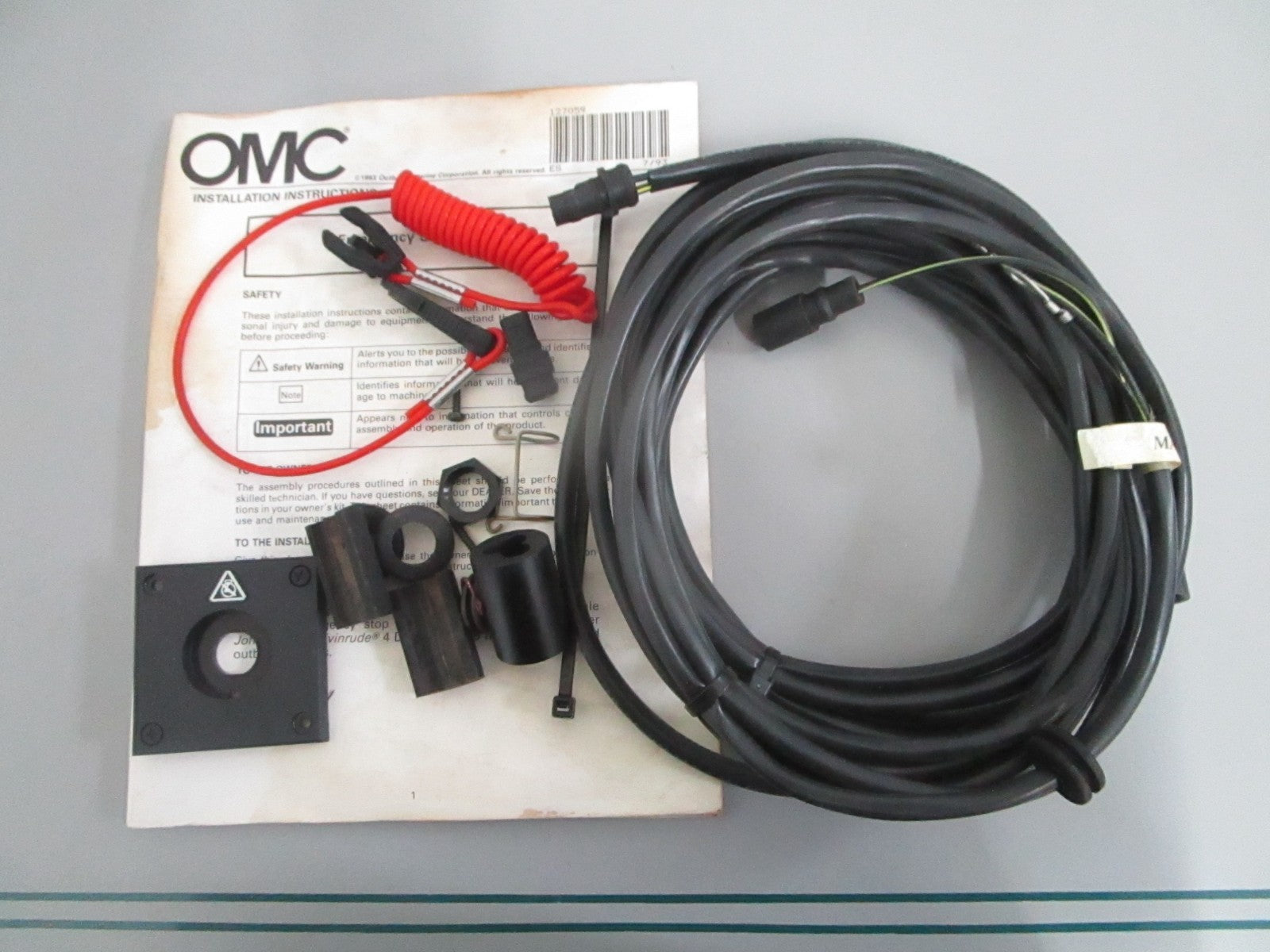 NEW OEM 175949 0175949 OMC Johnson Evinrude Emergency Stop Switch 0820