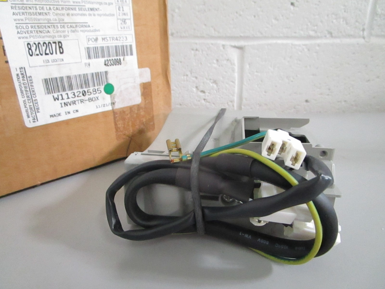 Whirlpool NEW OEM Inverter Board W11320585 NOS Genuine Factory Part 0820
