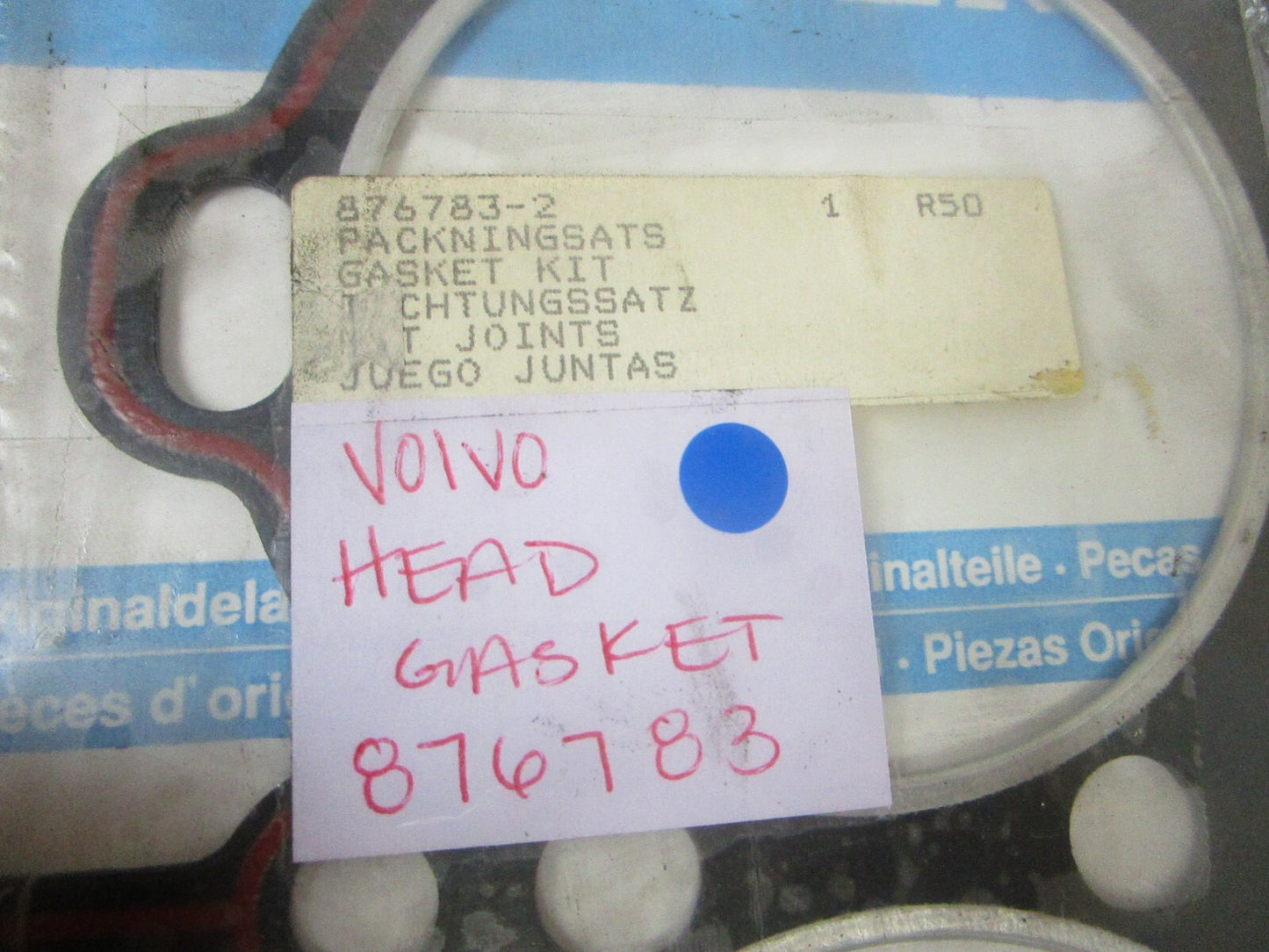 *NEW OEM* 0720 Volvo Penta Head Gasket 876783