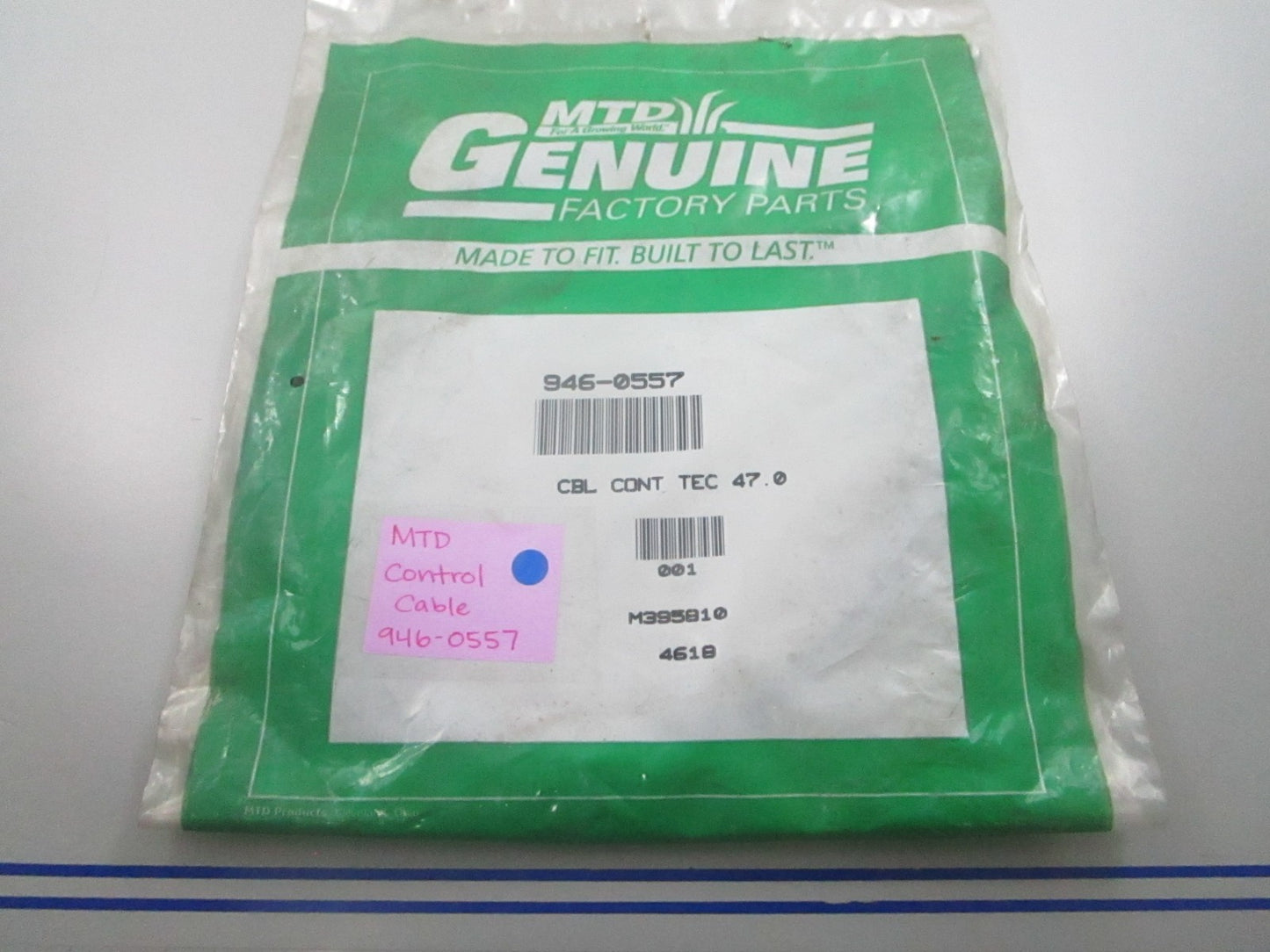 *NEW OEM* 0810 MTD Control Cable 946-0557