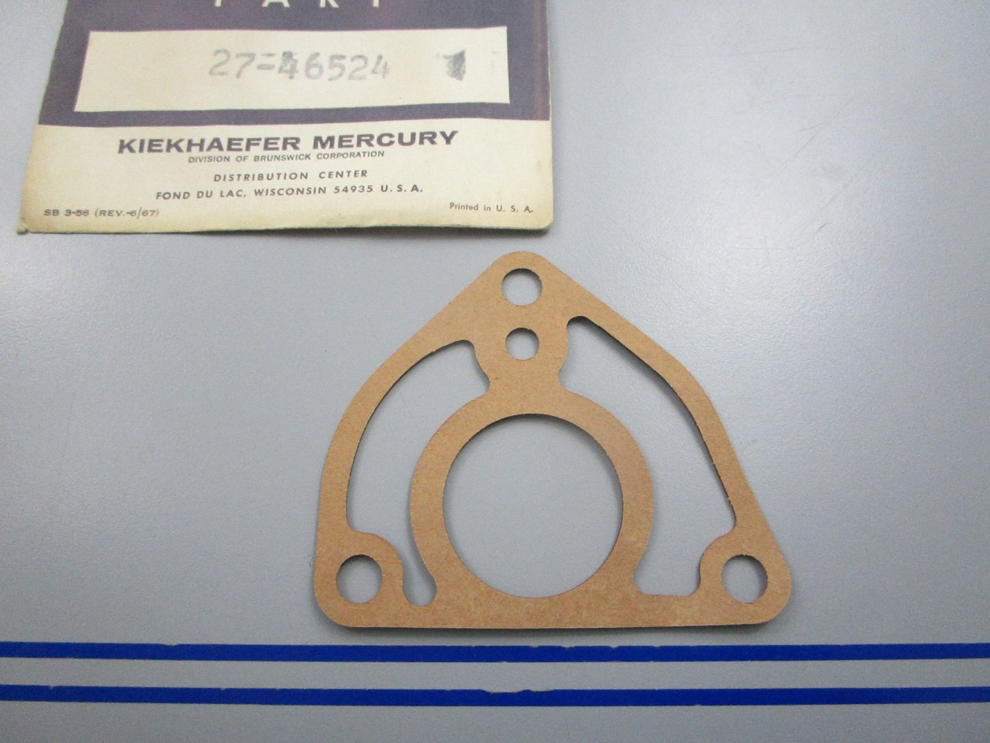 NEW OEM 27-46524 Mercury Quicksilver Gasket 0810