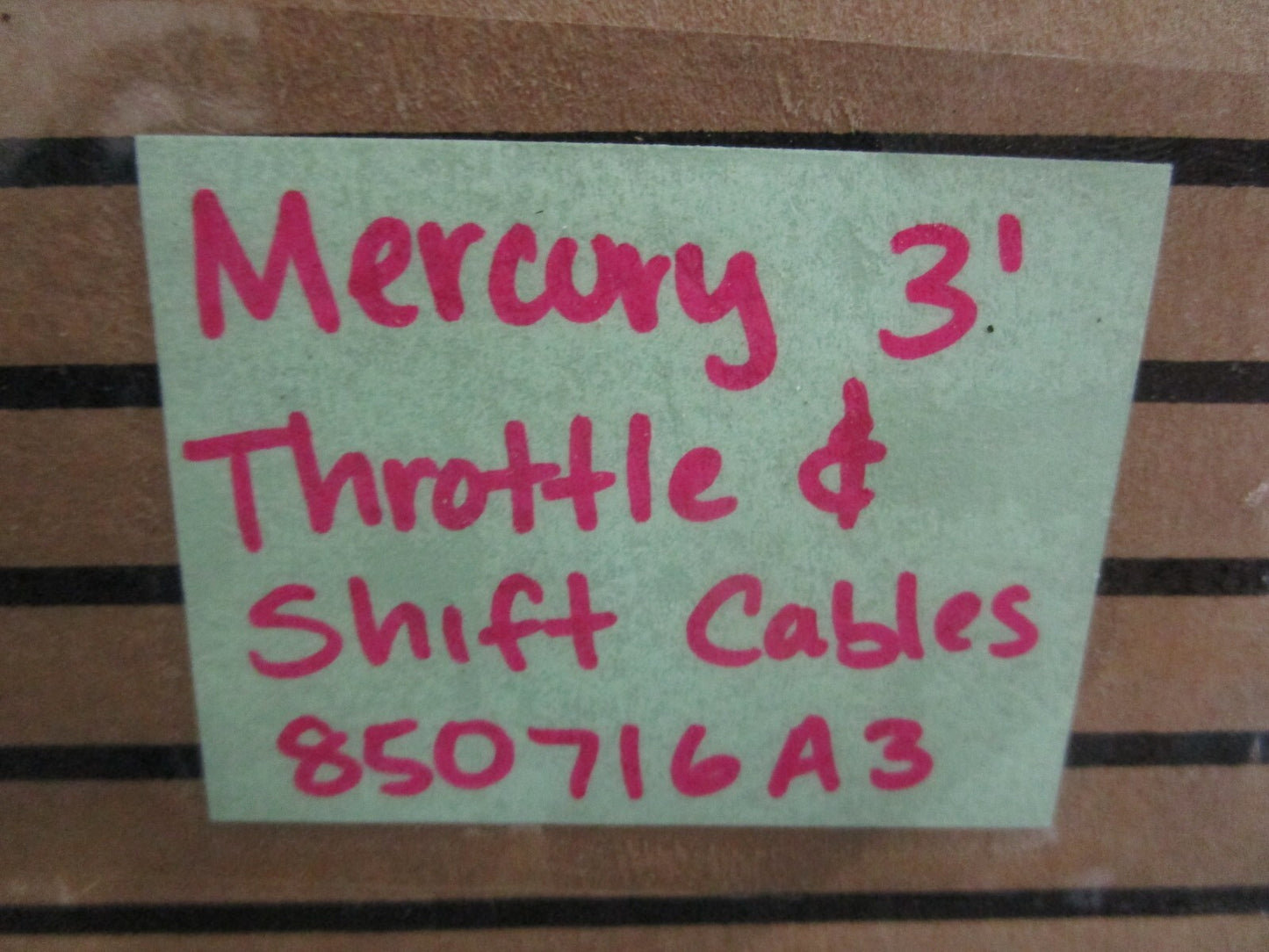 *NEW OEM* 0820 Mercury Quicksilver 3' Throttle & Shift Control Cable 850716A3