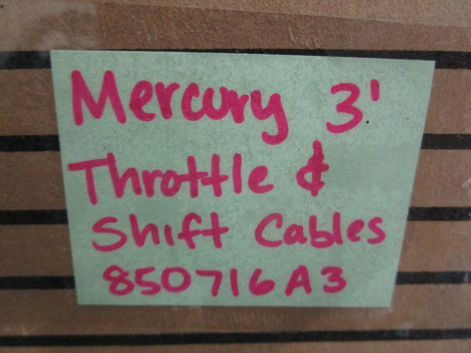 *NEW OEM* 0820 Mercury Quicksilver 3' Throttle & Shift Control Cable 850716A3