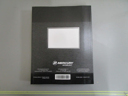 *NEW OEM* 0820 Mercury Quicksilver 3.0L OptiMax XS Service Manual 90-8M0122849