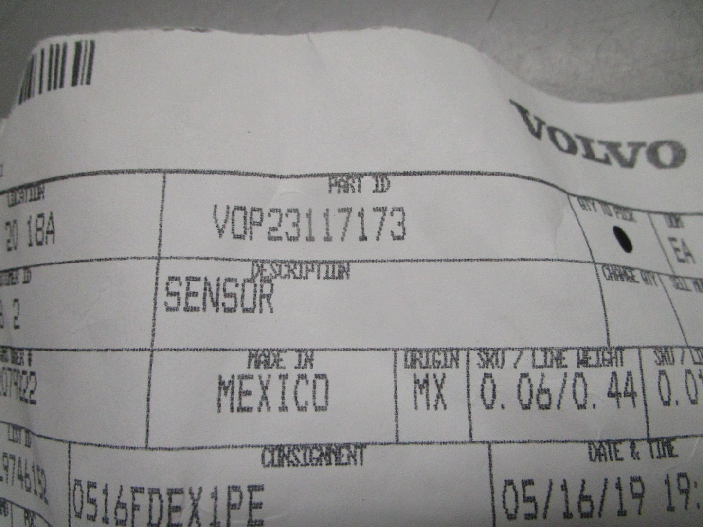 *NEW OEM* 0820 Volvo Penta Temperature Sensor 23117173