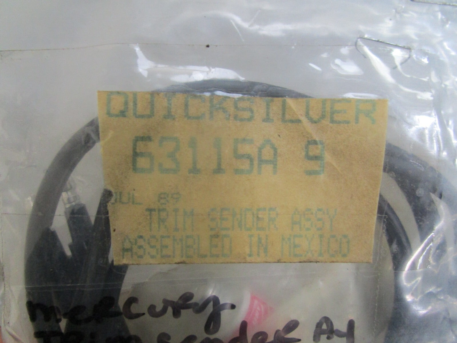 *NEW OEM* 0810 Mercury Quicksilver Trim Sender Assembly 63115A9