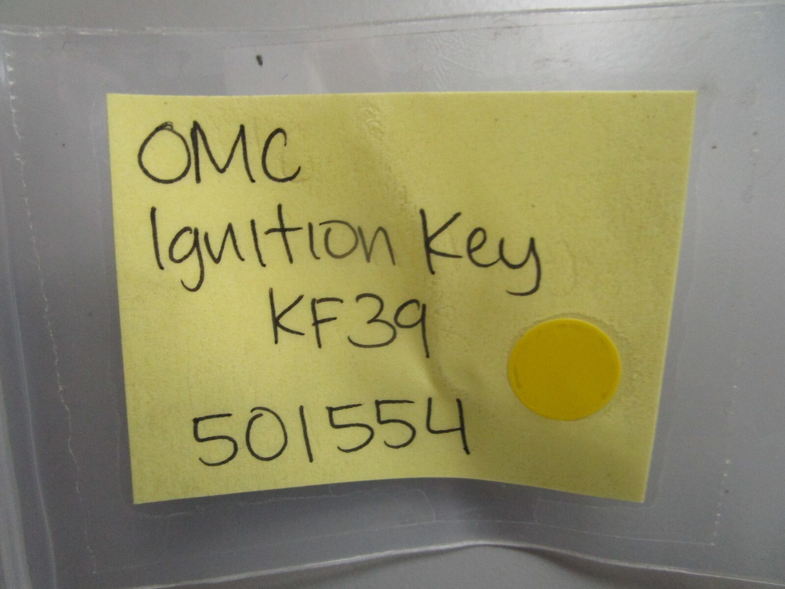 *NEW OEM* 0810 OMC Johnson Evinrude Ignition Key KF39 501554 0501554