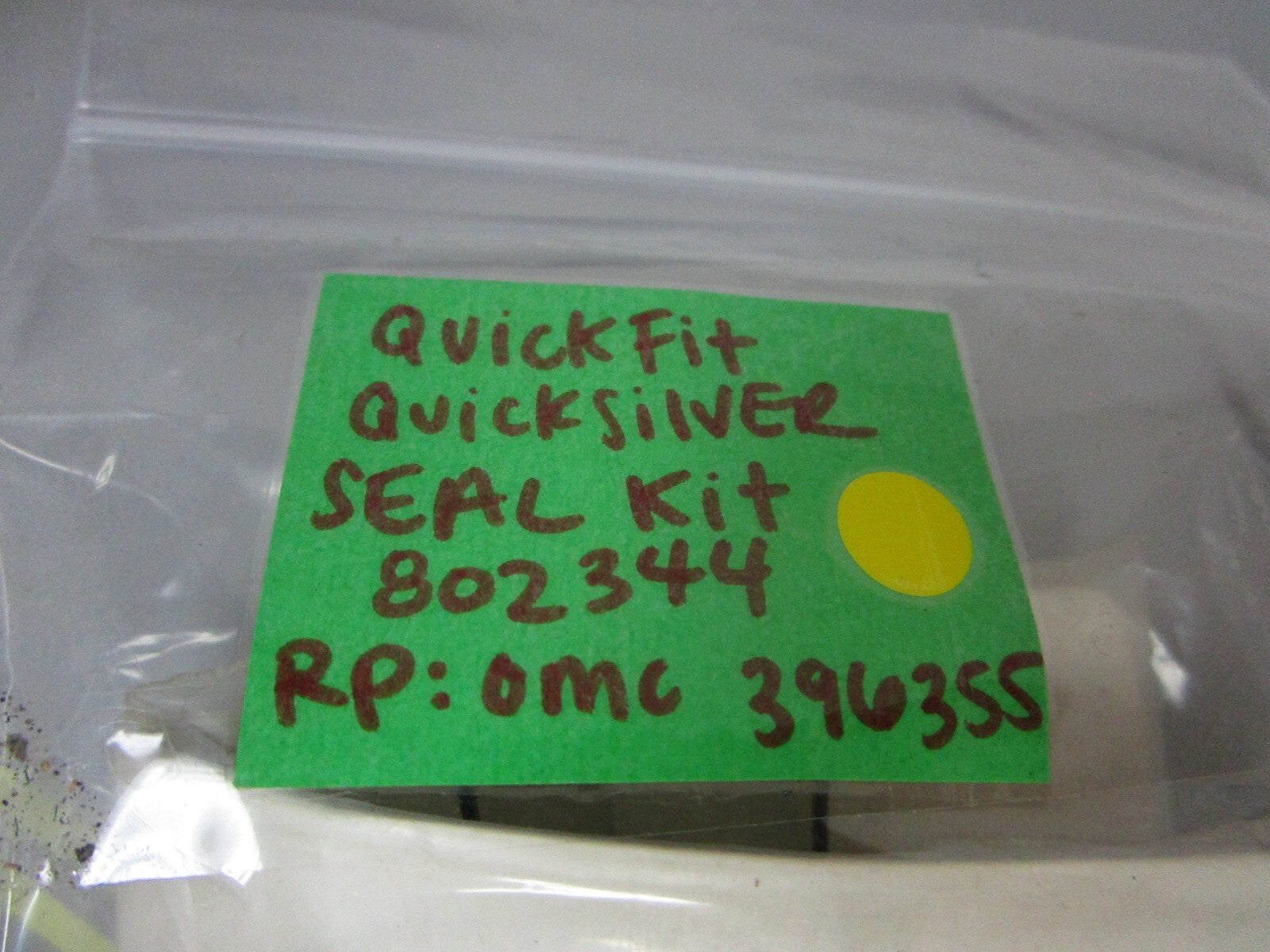 *NEW* 0720 Quick Fit Quicksilver Seal Kit 802344 Replaces: OMC Evinrude 396355