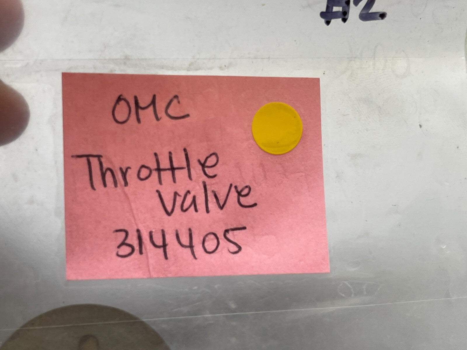 *NEW OEM* 0810 OMC Johnson Evinrude Throttle Valve 314405 0314405