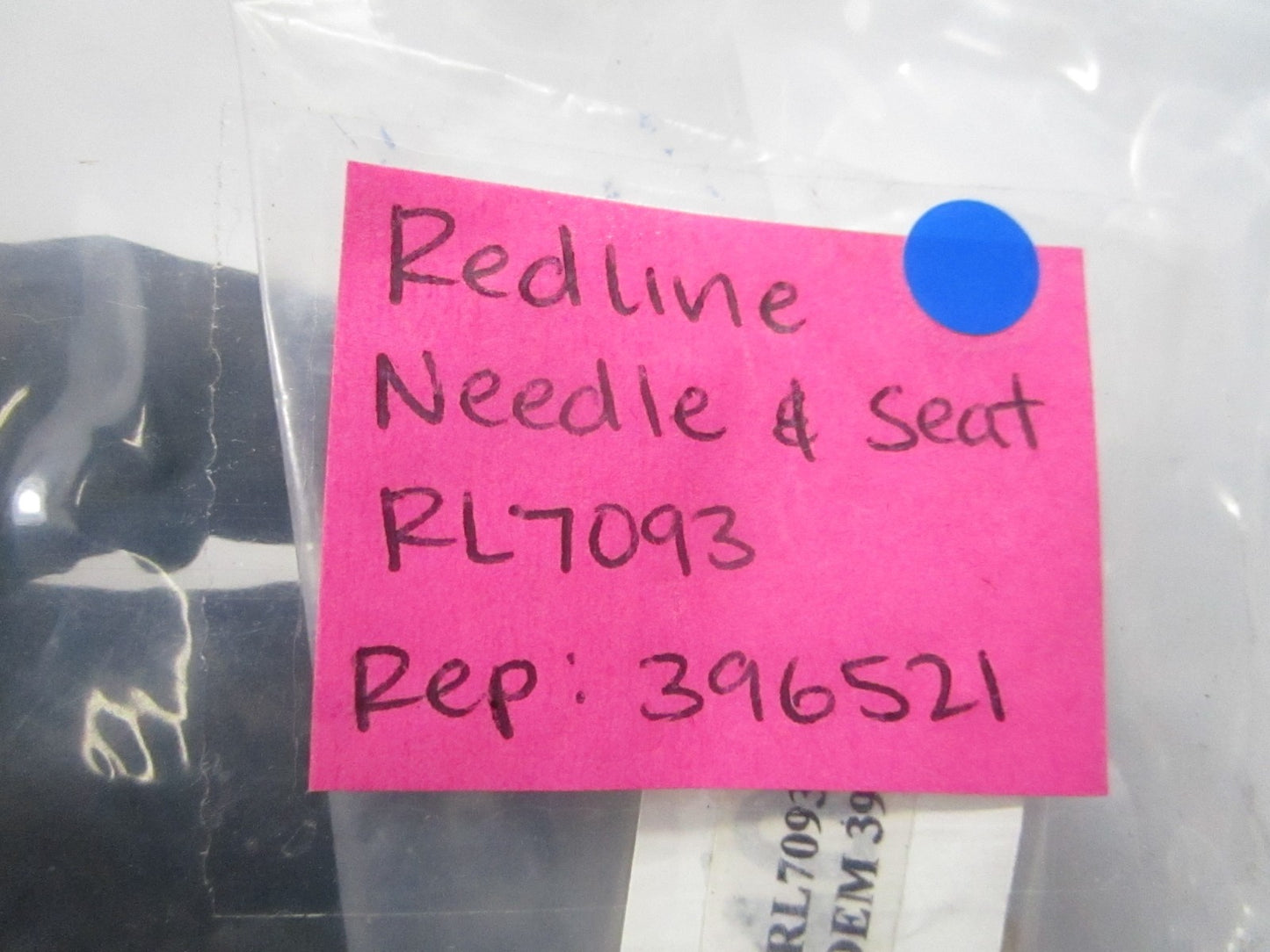 NEW RL7093 Replaces: 396521 Red Line Needle & Seat 0810