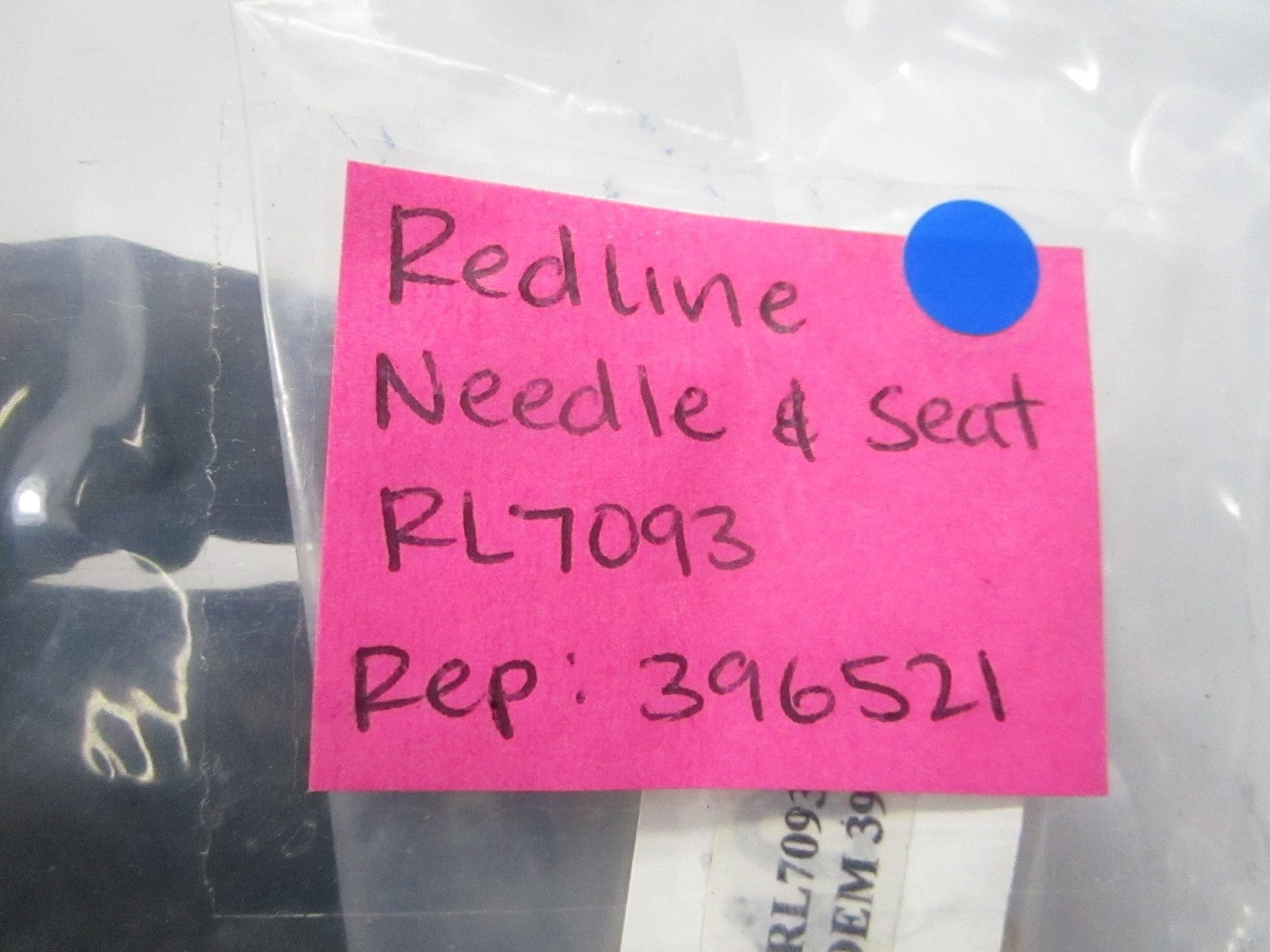 NEW RL7093 Replaces: 396521 Red Line Needle & Seat 0810