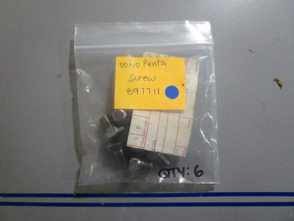 *NEW OEM* 0810 Volvo Penta Screw 897711