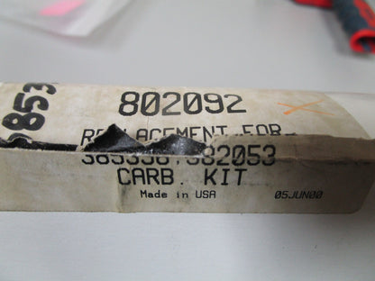 *NEW* 0810 QuickFit Carb Kit 802092 Replaces: OMC 385356 382053