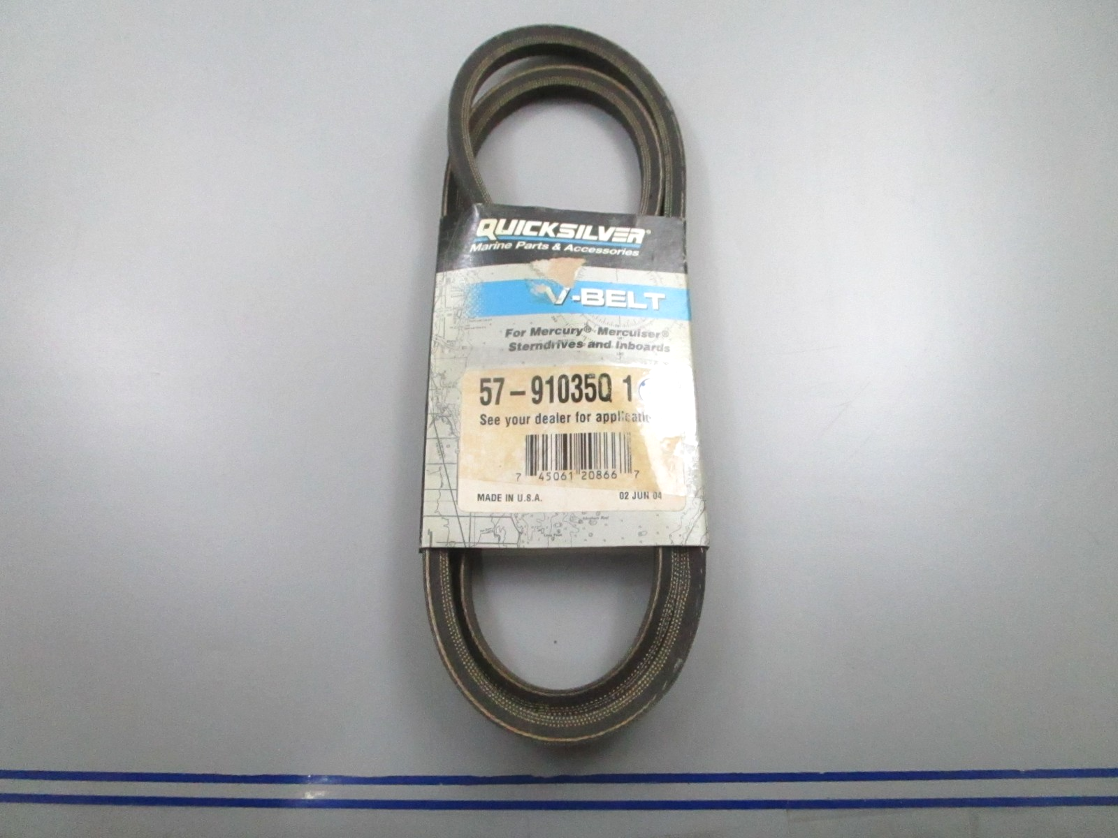 *NEW OEM* 0810 Mercury Quicksilver V-Belt 57-91035Q 1