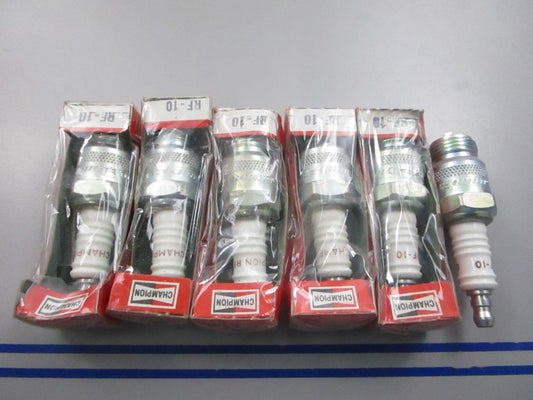 NEW (LOT OF 6) RF10 Champion Spark Plug 0810