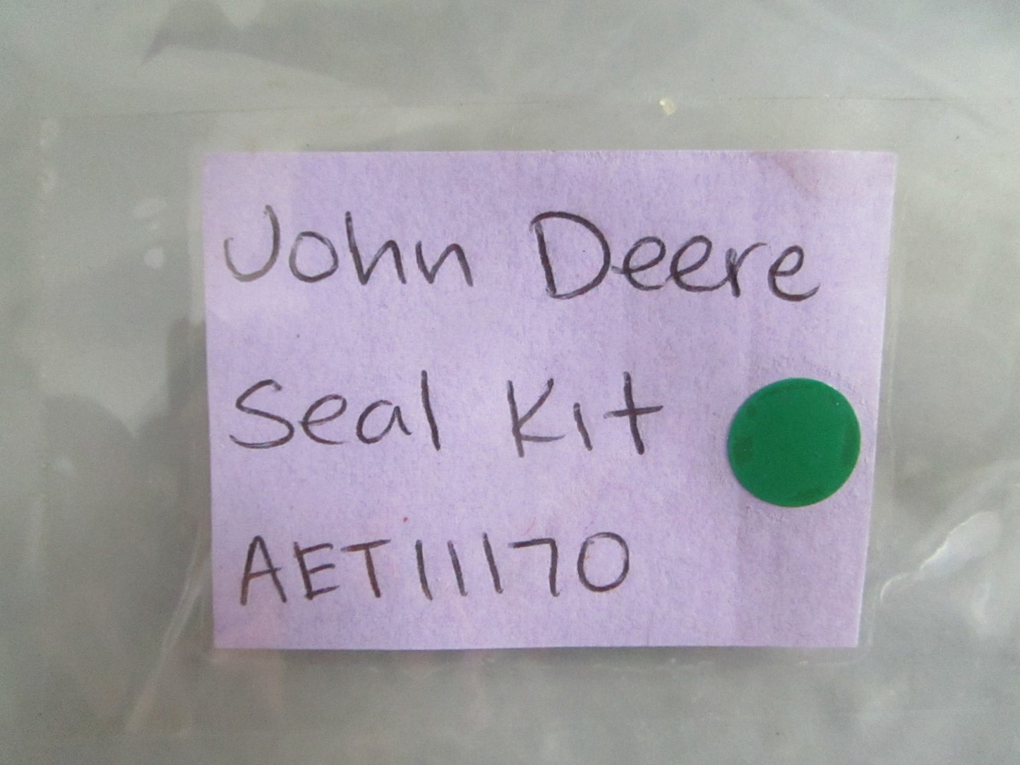 NEW OEM AET11170 John Deere Seal Kit 0820