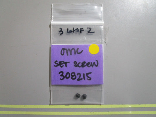 *NEW OEM* (LOT OF 2) 0770 OMC Johnson Evinrude Set Screw 308215 0308215