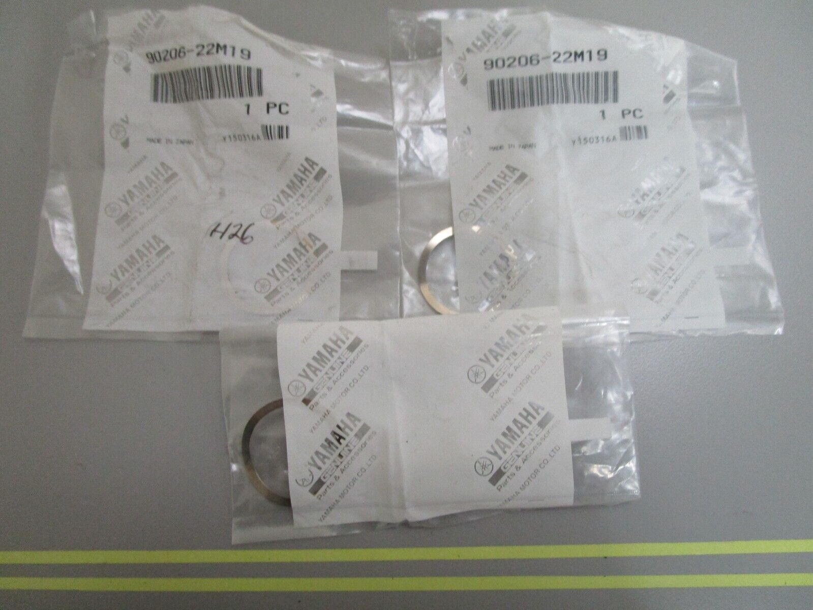 *NEW OEM* (LOT OF 3) 0810 Yamaha Wave Washer 90206-22M19
