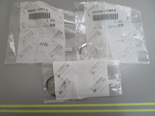 *NEW OEM* (LOT OF 3) 0810 Yamaha Wave Washer 90206-22M19
