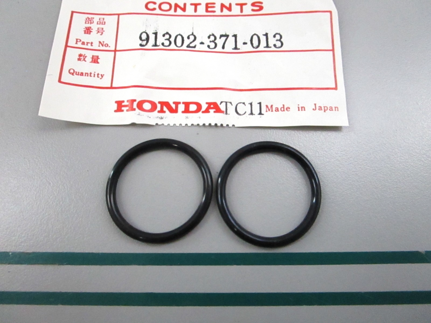 NEW OEM (LOT OF 2) 91302-371-013 Honda O-Ring 0810