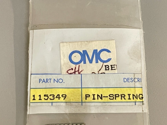 *NEW OEM* 0810 OMC Johnson Evinrude Spring Pin 115349 0115349