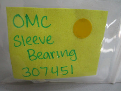 *NEW OEM* (LOT OF 2) 0820 OMC Johnson Evinrude Sleeve Bearing 307451 0307451