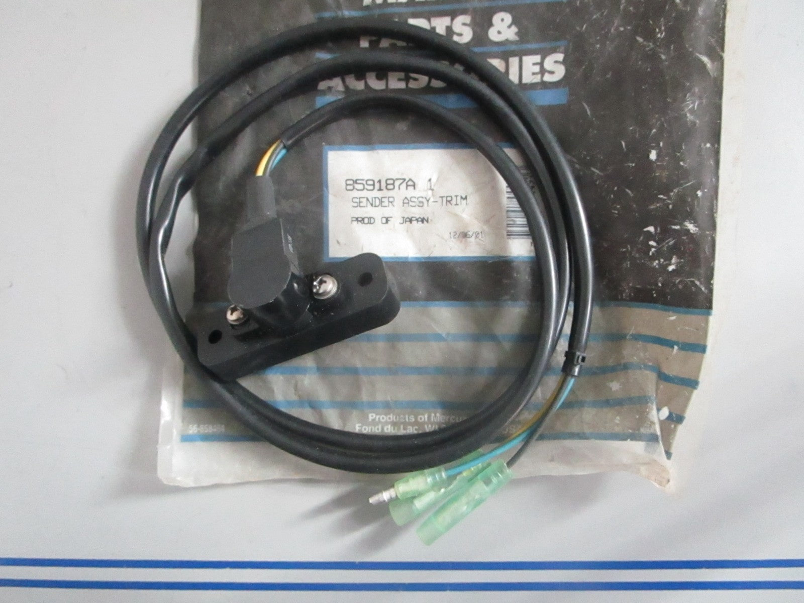 NEW OEM 859187A1 Mercury Quicksilver Trim Sender Assy 0820