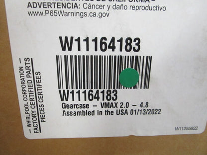 NEW OEM W11164183 Whirlpool Washer Transmission 0810