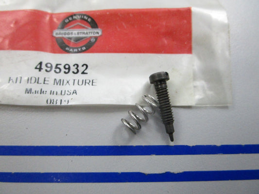NEW OEM 495932 Briggs & Stratton Idle Mixture Kit 0810