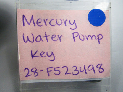 *NEW OEM* 0810 Mercury Quicksilver Water Pump Key 28-F523498