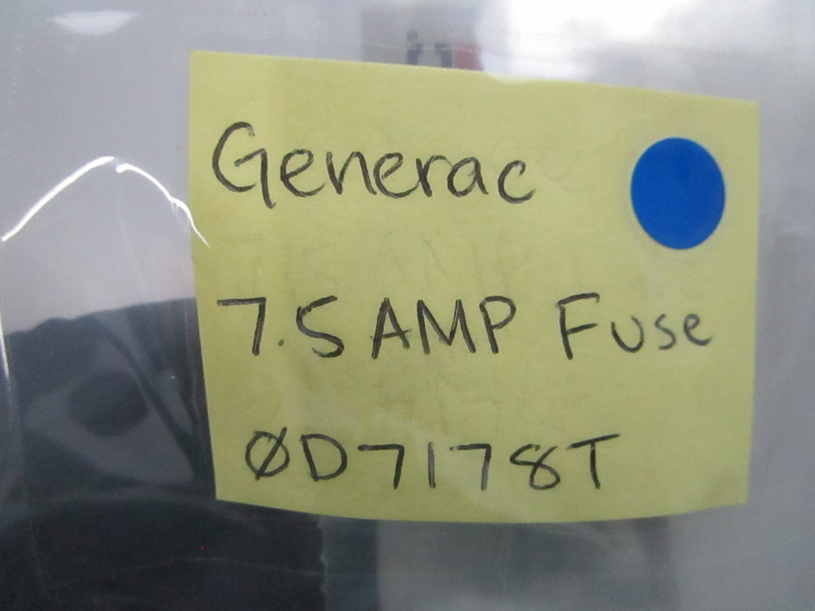 *NEW OEM* (LOT OF 2) 0810 Generac 7.5 AMP Fuse 0D7178T