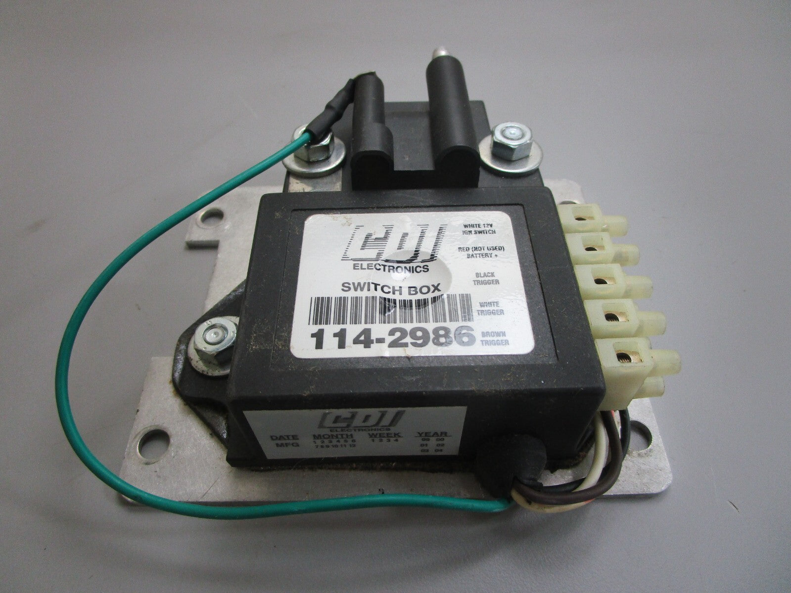 *NEW* 0820 CDI Electronics Switch Box 114-2986 Replaces: Mercury 332-2986A3