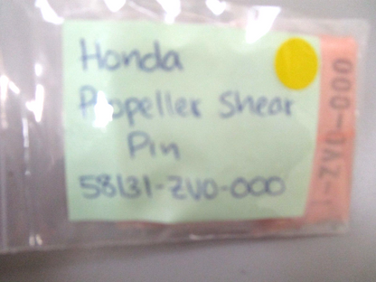 *NEW OEM* 0750 Honda PROPELLER SHEAR PIN 58131-ZV0-000