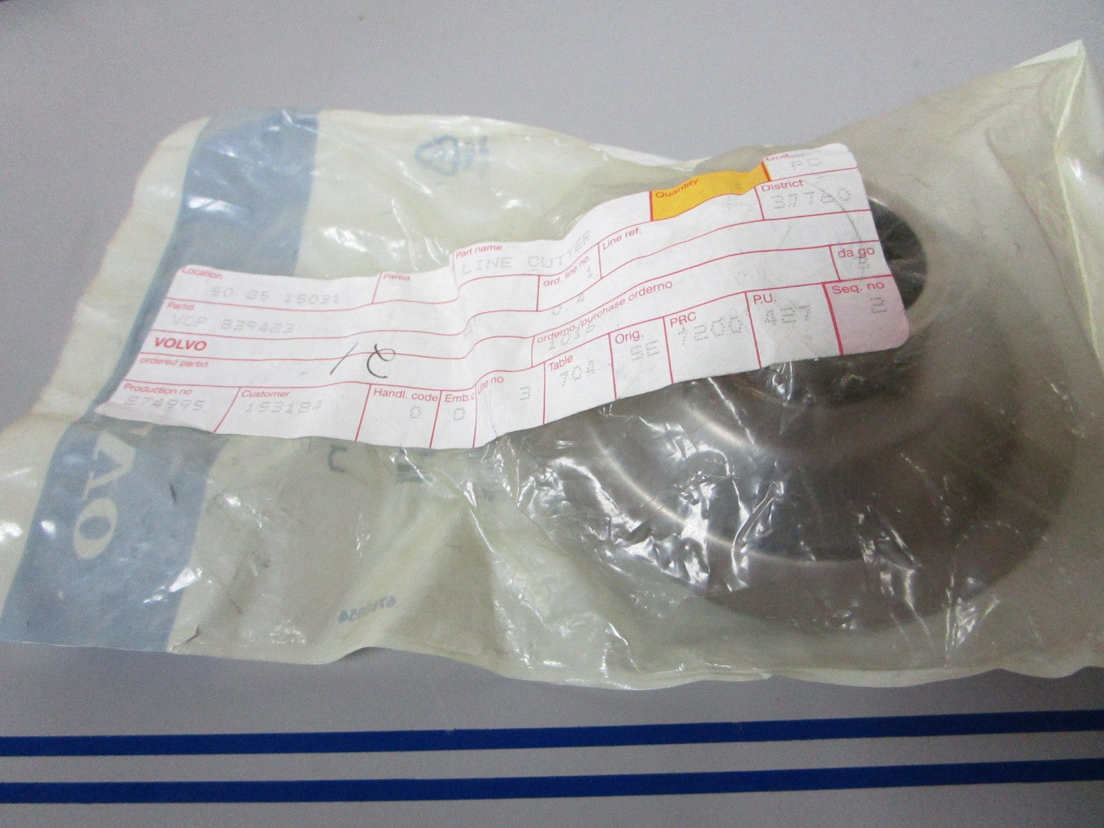 *NEW OEM* 0720 Volvo Penta Line Cutter 839423