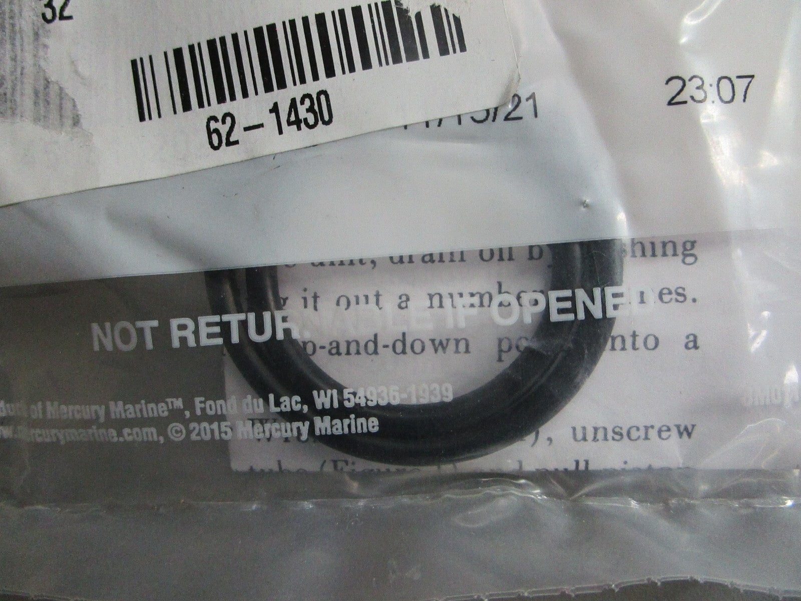 *NEW OEM* 0810 Mercury Quicksilver O-Ring Kit 25-87400A2